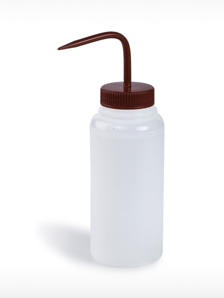 116250500 SP Bel-Art Bottle,Ldpe,Wash,Wm,With/Red Closure,