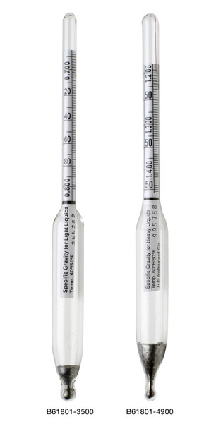 618017000 SP Bel-Art Hydrometer, Durac, 1.000/1.600, Specific