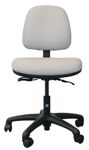 T-581-CAT Pedigo ERGO TASK CHAIR, CATTAIL. MEETS CALIFORNIA TB-117 AND TB-133. PVC-FREE UPHOLSTERY. WITHOUT ARMS, 25" BASE