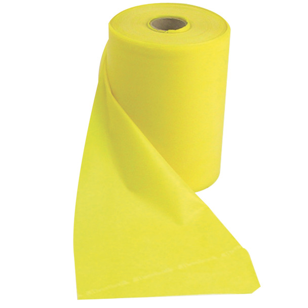 10-1195 Fabrication Enterprises, Inc. TheraBand latex-free exercise band, yellow, 50 yard
