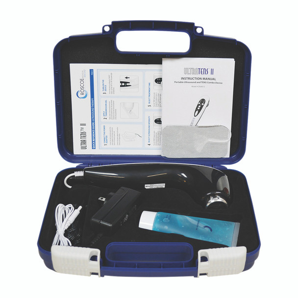 13-1472 Fabrication Enterprises, Inc. UltraTENS 2 ultrasound/TENS combo w/AC adapter and gel