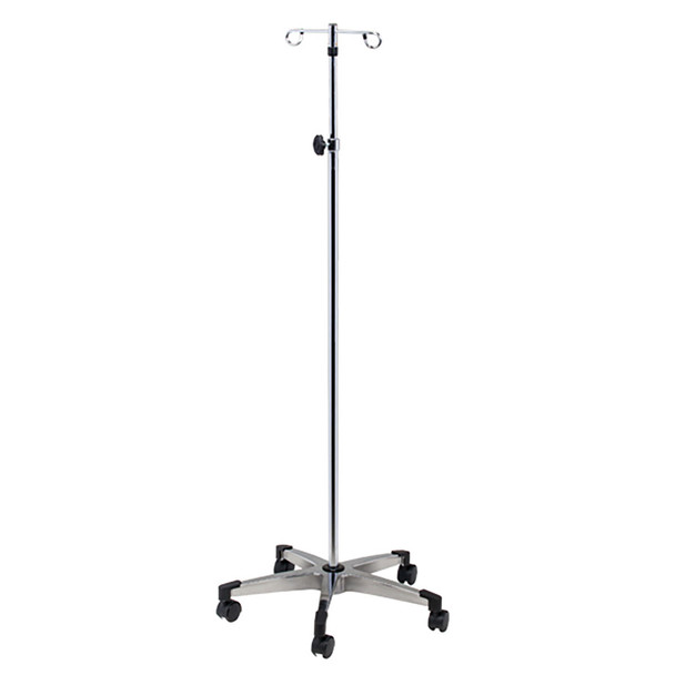 50-1961 Fabrication Enterprises, Inc. 2-Hook IV Pole, 5-Leg
