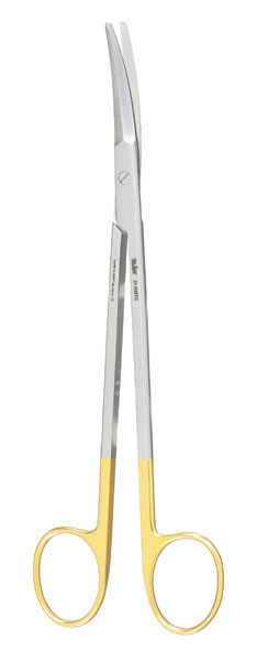 21-608TC Integra Miltex GORNEY RHYTIDECTOMY SCISSORS 7-1/2, TC, CURVED