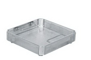 750402 Integra Miltex PERFORATED BASKET WITH FEET 1/2 SIZE, 4-1/4IN