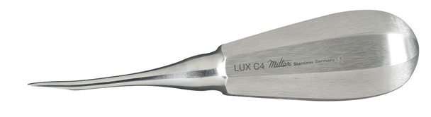 DELLUXC4 Integra Miltex LUXATING ELEVATOR, CURVED TIP 4MM