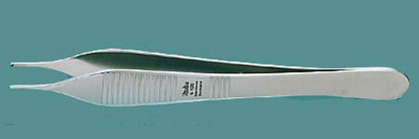 EG6-120 Integra Miltex Adson Tissue Forceps, 4-3/4, 1 x 2 Teeth - 12 Pack
