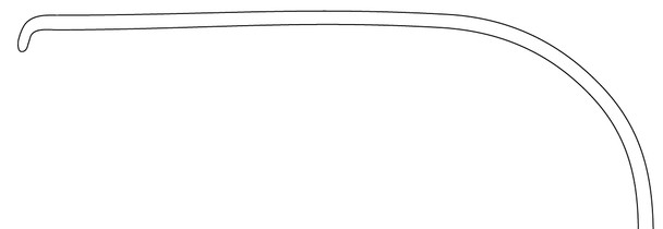 MH11-244 Integra Miltex MEYERDING RETR 9-1/4, BLADE 5/8 WIDE x 2-1/4 DEEP