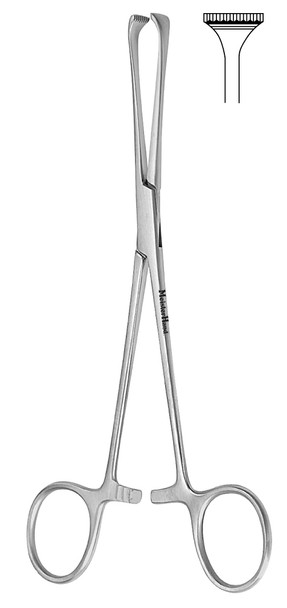 MH16-30 Integra Miltex ALLIS-ADAIR TISSUE FORCEPS 6-1/2, 9X10 TEETH