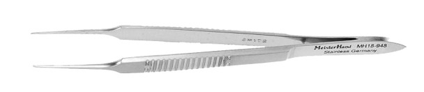 MH18-948 Integra Miltex MCPHERSON SUTURE FORCEPS 3-1/2, STR,TYING PLATFORM