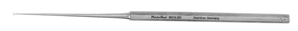 MH19-294 Integra Miltex Buck Ear Curette, 6-1/2, Angled, Blunt, Size 1