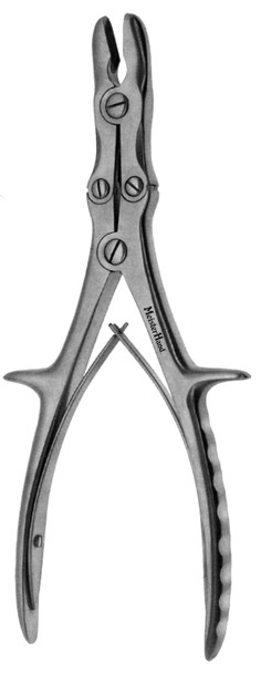 MH25-456 Integra Miltex STILLE-LUER RONGEUR 8-3/4, CURVED JAWS,9X16MM BITE
