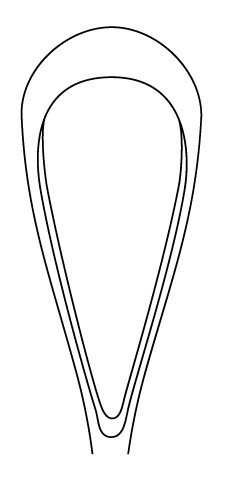 MH30-1205-1 Integra Miltex SIMS UTERINE CURETTE 11-1/4,SZ 1:15X8MM LOOP,SHARP