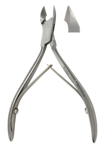 MH40-250-SS Integra Miltex TISSUE AND CUTICLE NIPPER 4-1/2, CONVEX JAWS 8.3MM