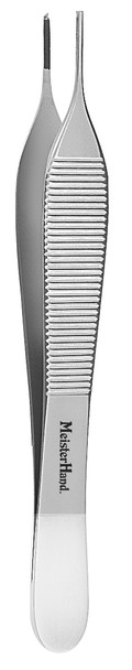 MH6-118TC Integra Miltex ADSON DRESSING FORCEPS 4-3/4, TC, CROSS SERRATED
