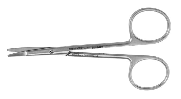 PM-0450 Integra Miltex KILNER SCISSORS 4-1/2, CURVED, BLUNT, FLAT TIPS