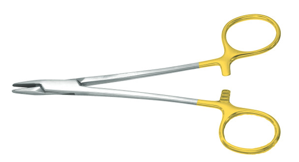 PM-2110 Integra Miltex BAUMGARTNER NEEDLE HOLDER, 5-7/8, TC, SATIN
