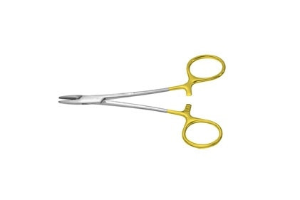 PM-2415LH Integra Miltex HALSEY NEEDLE HOLDER 5-1/4, TC, SMOOTH,LEFT-HANDED