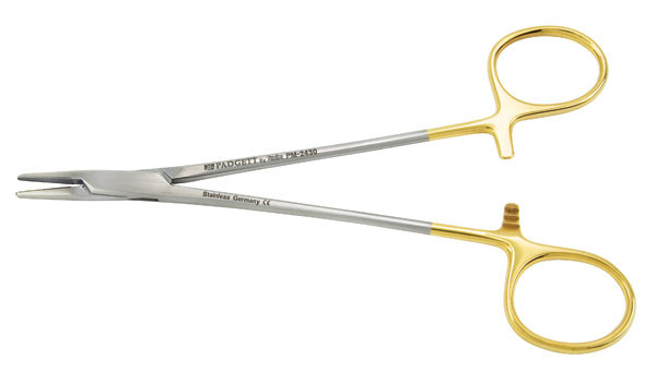 PM-2430 Integra Miltex CRILE-WOOD NEEDLE HOLDER 6, TC, SERRATED JAWS