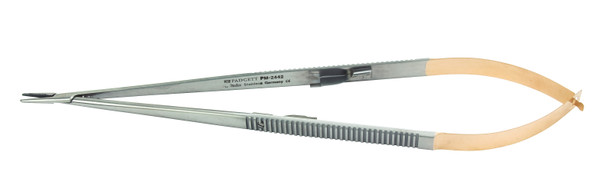 PM-2442 Integra Miltex CASTROVIEJO NEEDLE HOLDER 8-1/2,STR,TC,SERR,W/LOCK