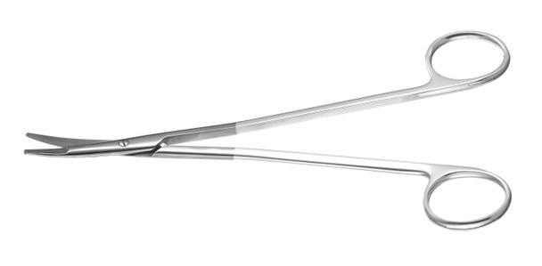 Integra Miltex FREEMAN RHYTIDECTOMY SCISSORS 7,CURVED,SUPERCUT,TC