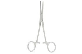 ST7-38 Integra Miltex Kelly Forceps, 5-5/8, Curved, Sterile, Box of 50, 50/Pack