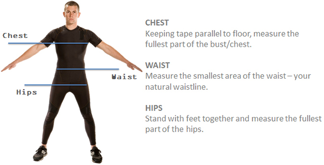 The Taping Shirt™ Men and Women Size Chart - Alignmed