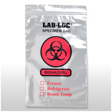 LK Packaging LAB220609 2-Wall Specimen Transfer Bag, Reclosable ...