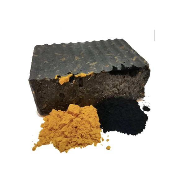Activated Charcoal & Turmeric African Black Soap