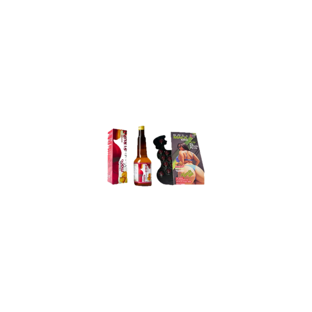 Supreme Curves Booty Bundle – Maca Root Syrup + Black Maca Pills