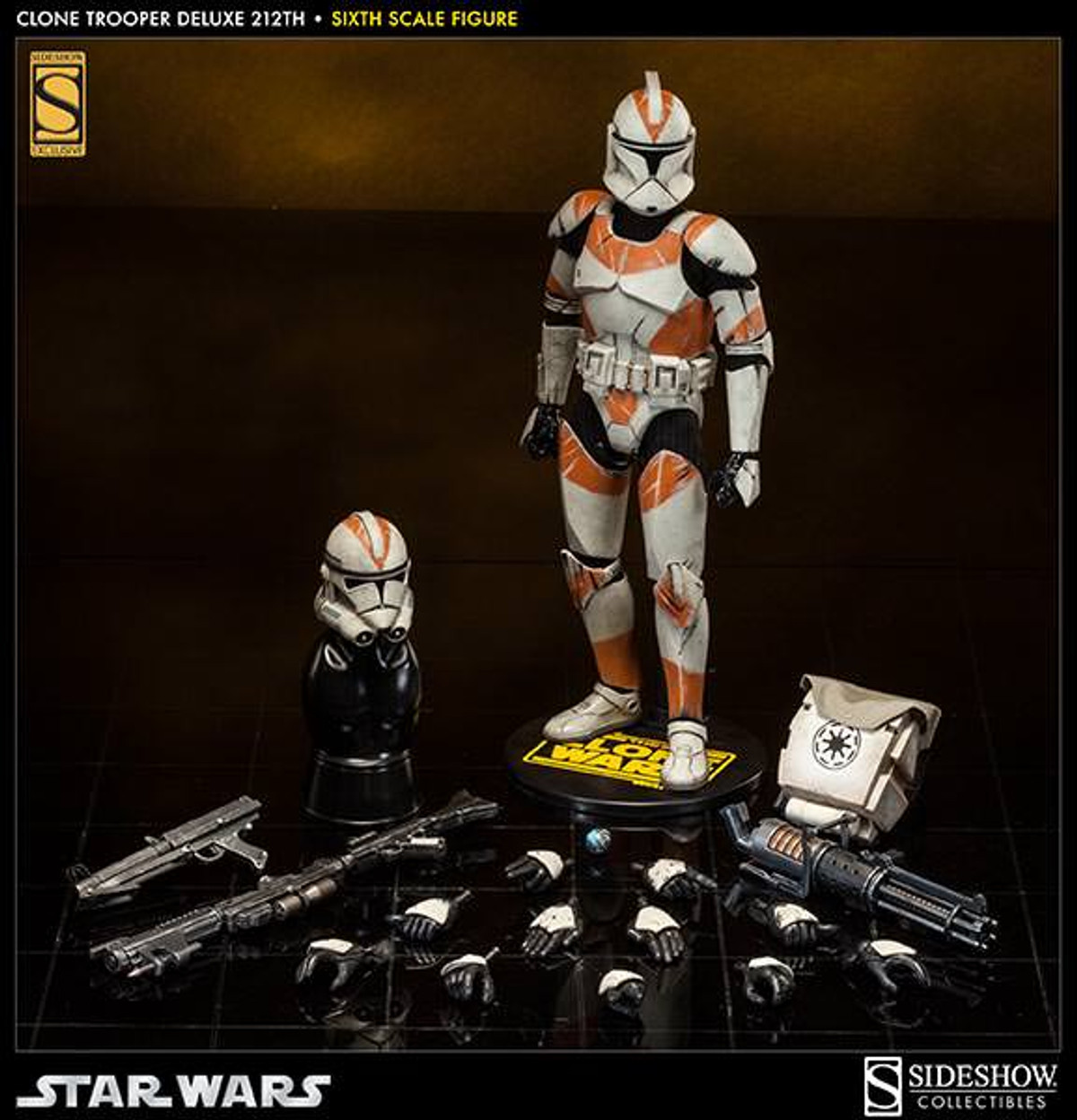 Sideshow - Star Wars - Clone Trooper Deluxe: 212th - Urban Samurai