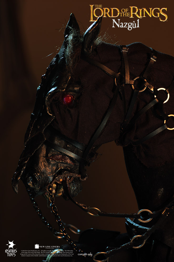 Sideshow/Weta Nazgul Ringwraith On Steed – Figurine Résine, Seigneur Des Anneaux