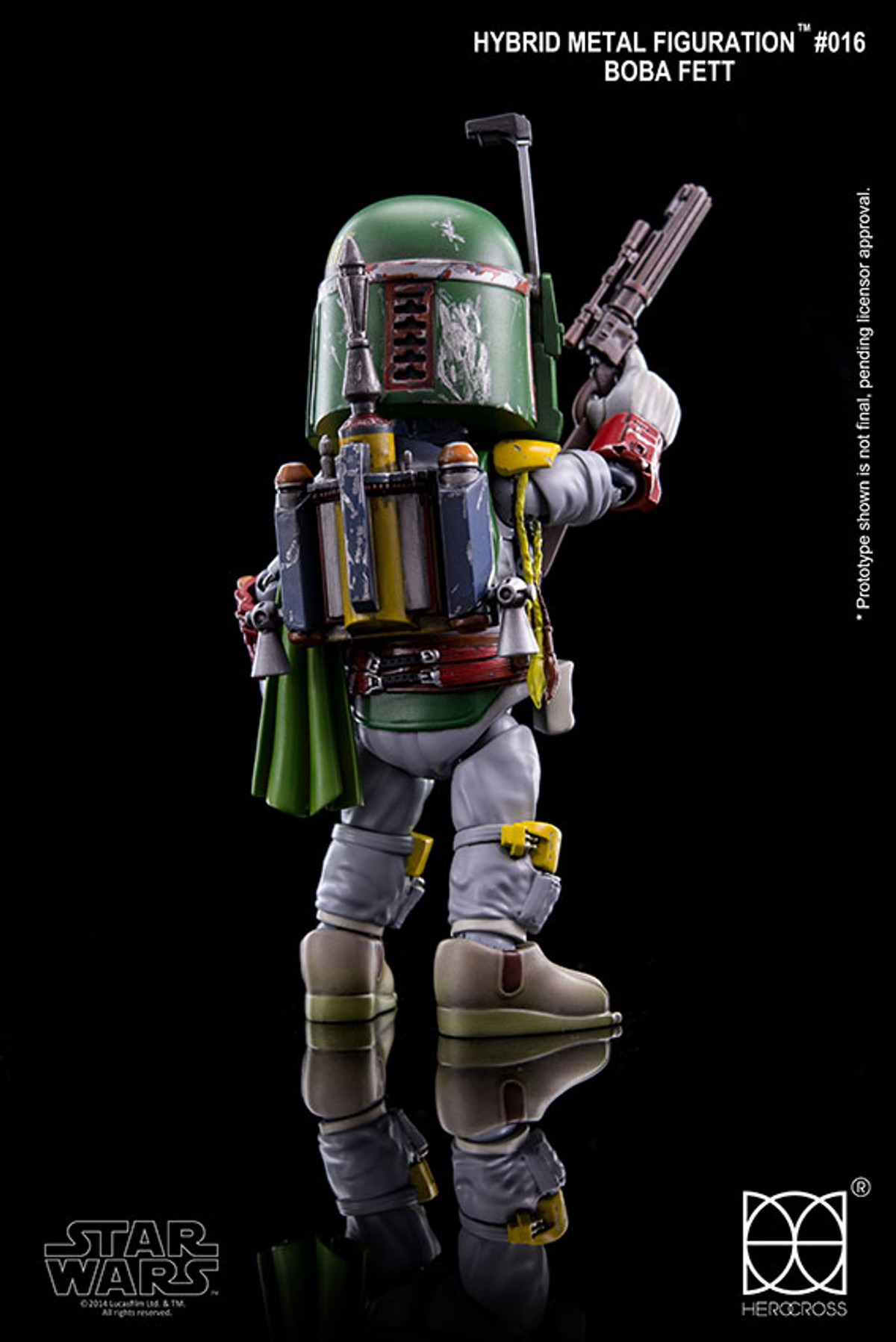 HEROCROSS - Star Wars Boba Fett Diecast Action Figure (Hybrid