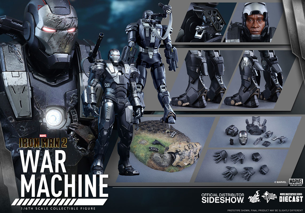 Hot Toys - Iron Man 2: War Machine - Diecast Movie Masterpiece Series