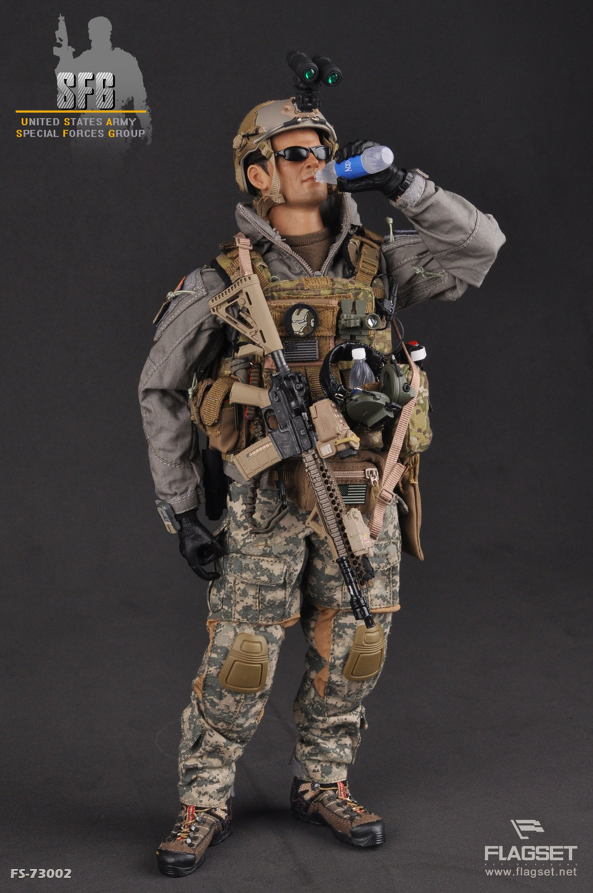 FLAGSET - United States Army Special Forces Group Action Figure - SFG