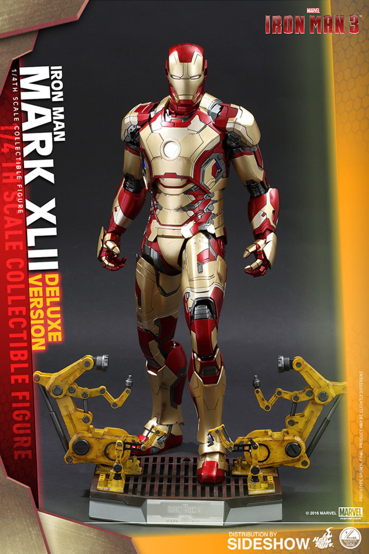 Hot Toys - Iron Man Mark XLII Deluxe Version - Quarter Scale