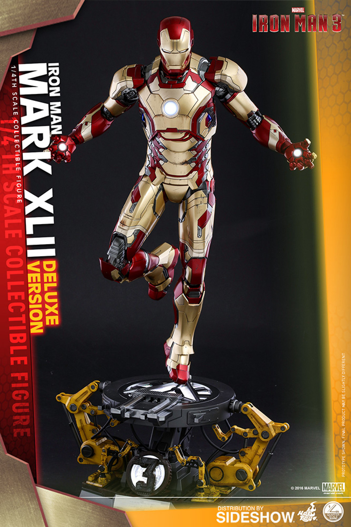 Hot Toys - Iron Man Mark XLII Deluxe Version - Quarter Scale