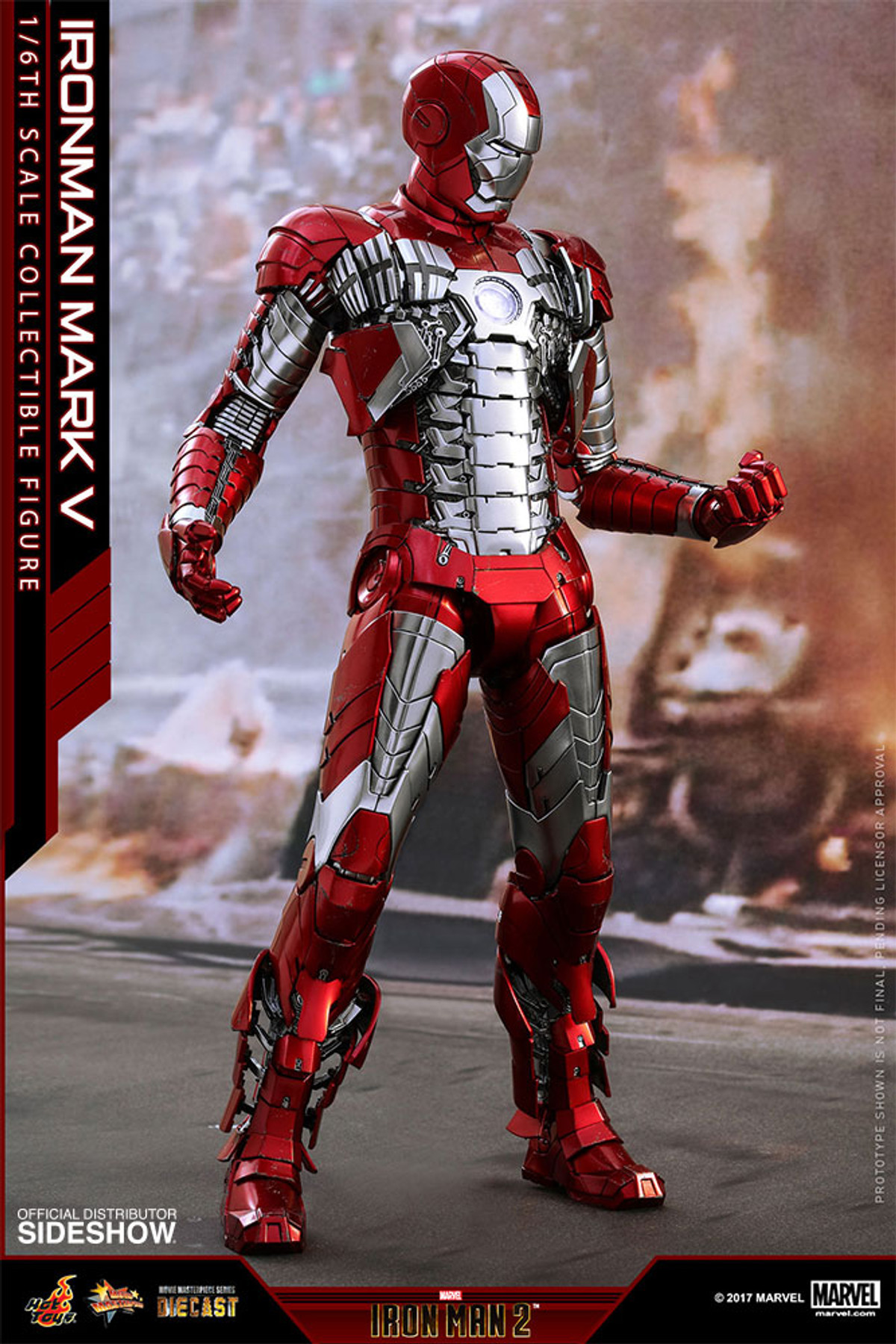 Hot Toys - Iron Man 2 - Iron Man Mark V Diecast Movie Masterpiece