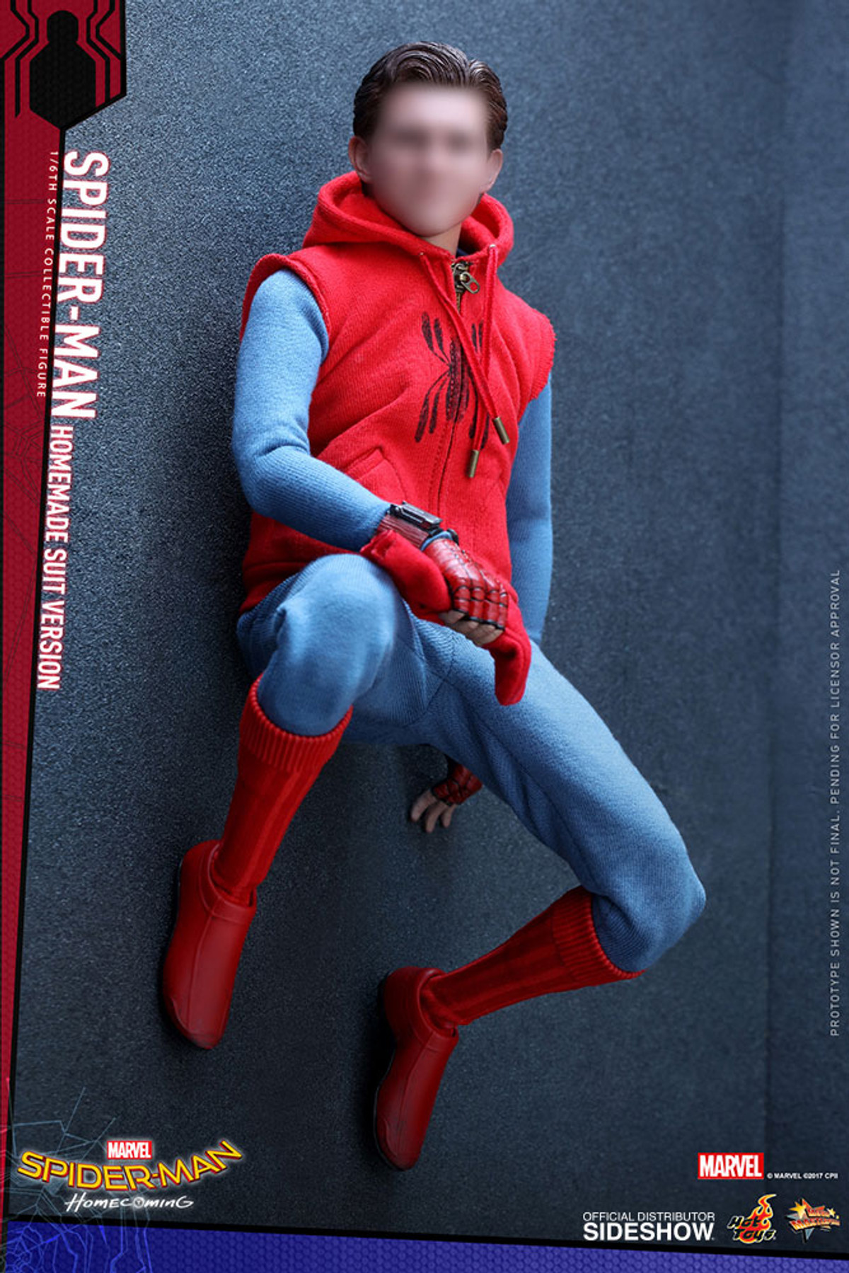 spider man homecoming homemade suit figure