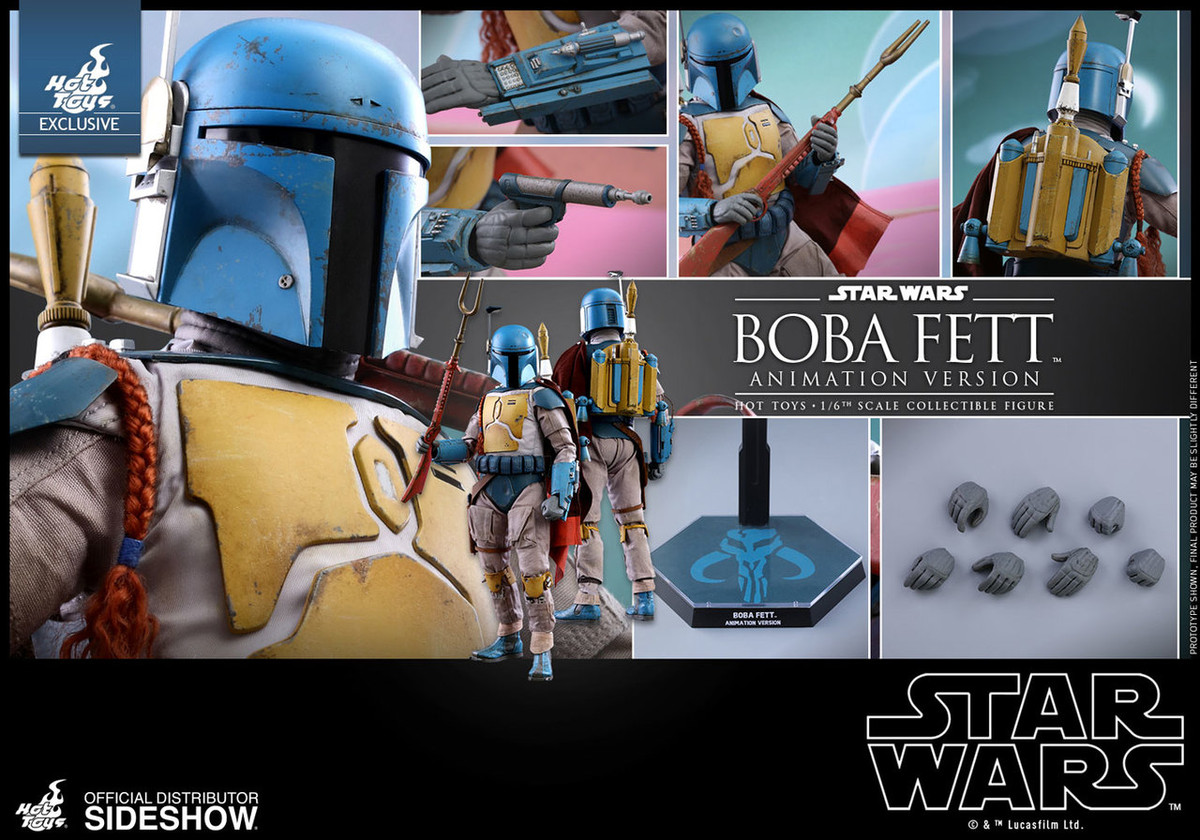 Hot toys boba fett shop animated version