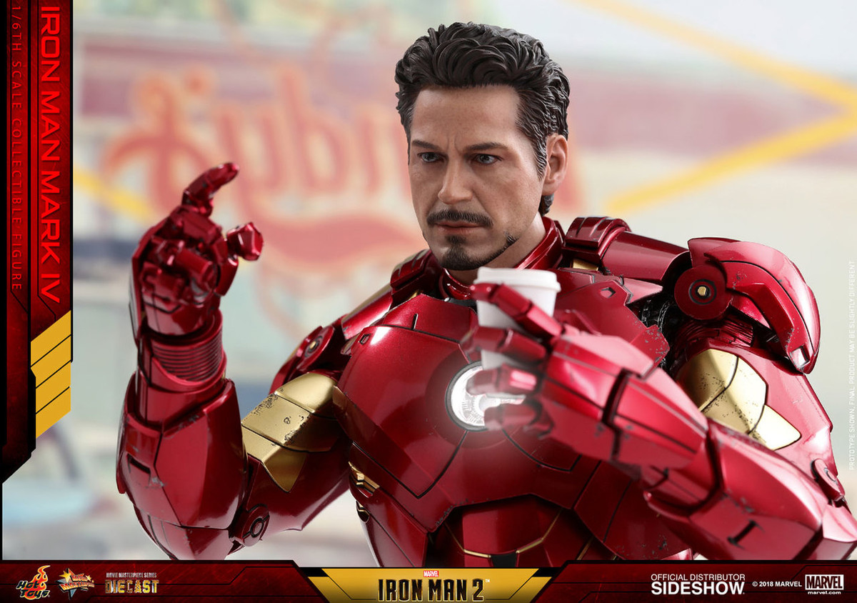 Hot Toys - Iron Man 2 - Iron Man Mark IV Diecast Movie Masterpiece