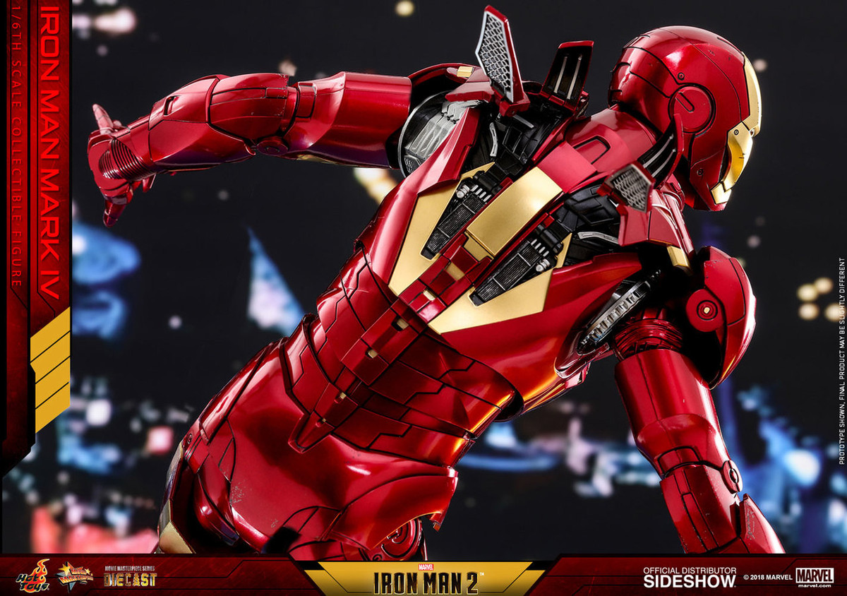 Hot Toys - Iron Man 2 - Iron Man Mark IV Diecast Movie Masterpiece