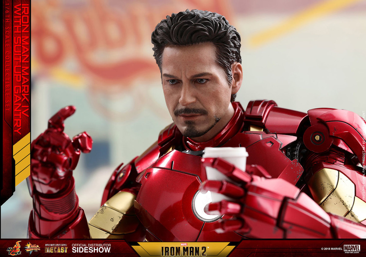 Hot Toys Movie Masterpiece - Iron Man 2 - Mark IV (4) Neon Tech Suit Diecast 1/6 Figura Coleccionable Escala 2018 Toy Fair Exclusive Limited 500 En Todo El Mundo