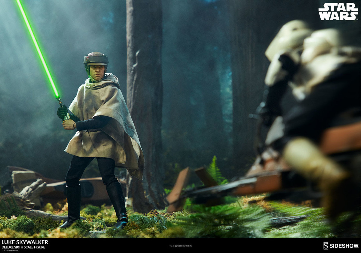 sideshow luke skywalker deluxe