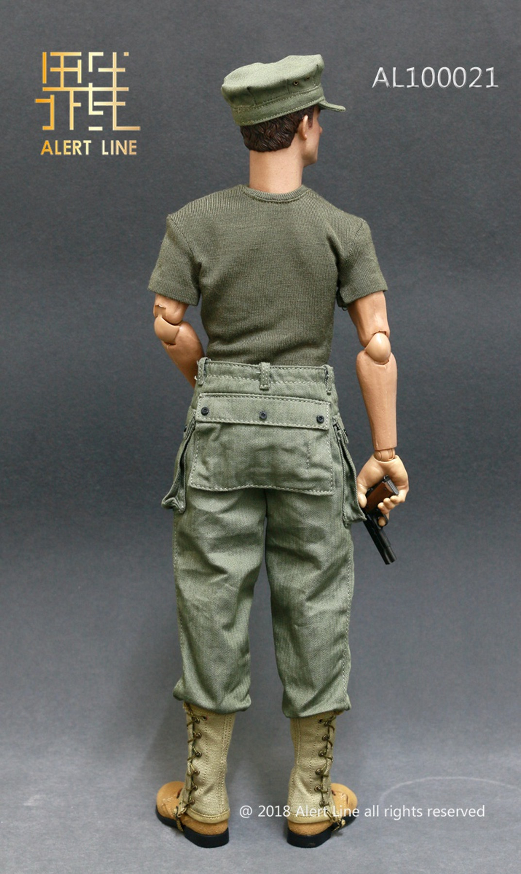 Alert Line USMC tee shirt 1/6th scale toy accessory 