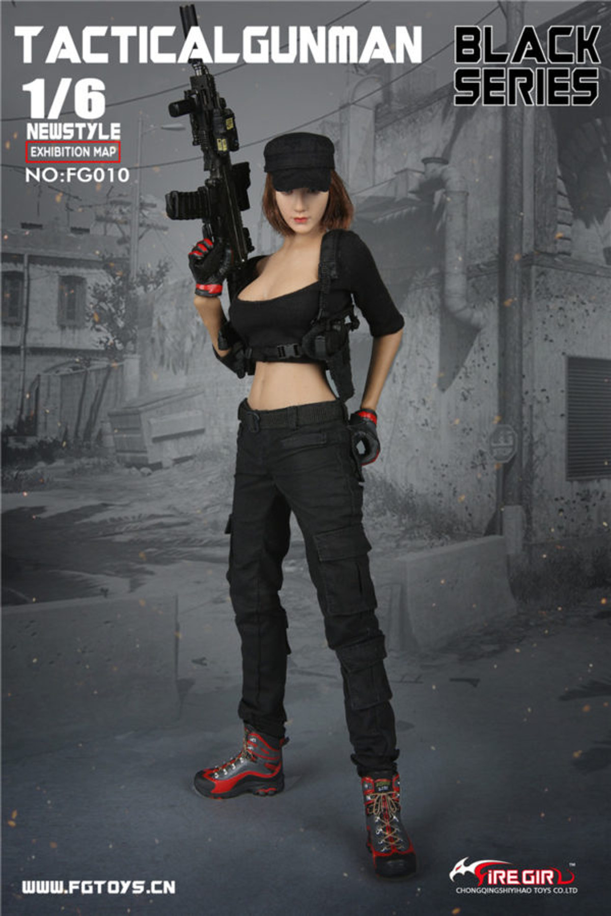 Monkey Depot - Uniform Set: Fire Girl Female Shooter-Tactical Camo Set 1  (FG-003)