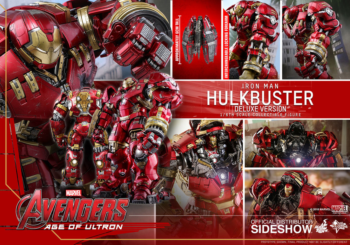 Hottoys Hulkbuster Avengers 2: Age Of Ultron Iron Man Hulkbuster