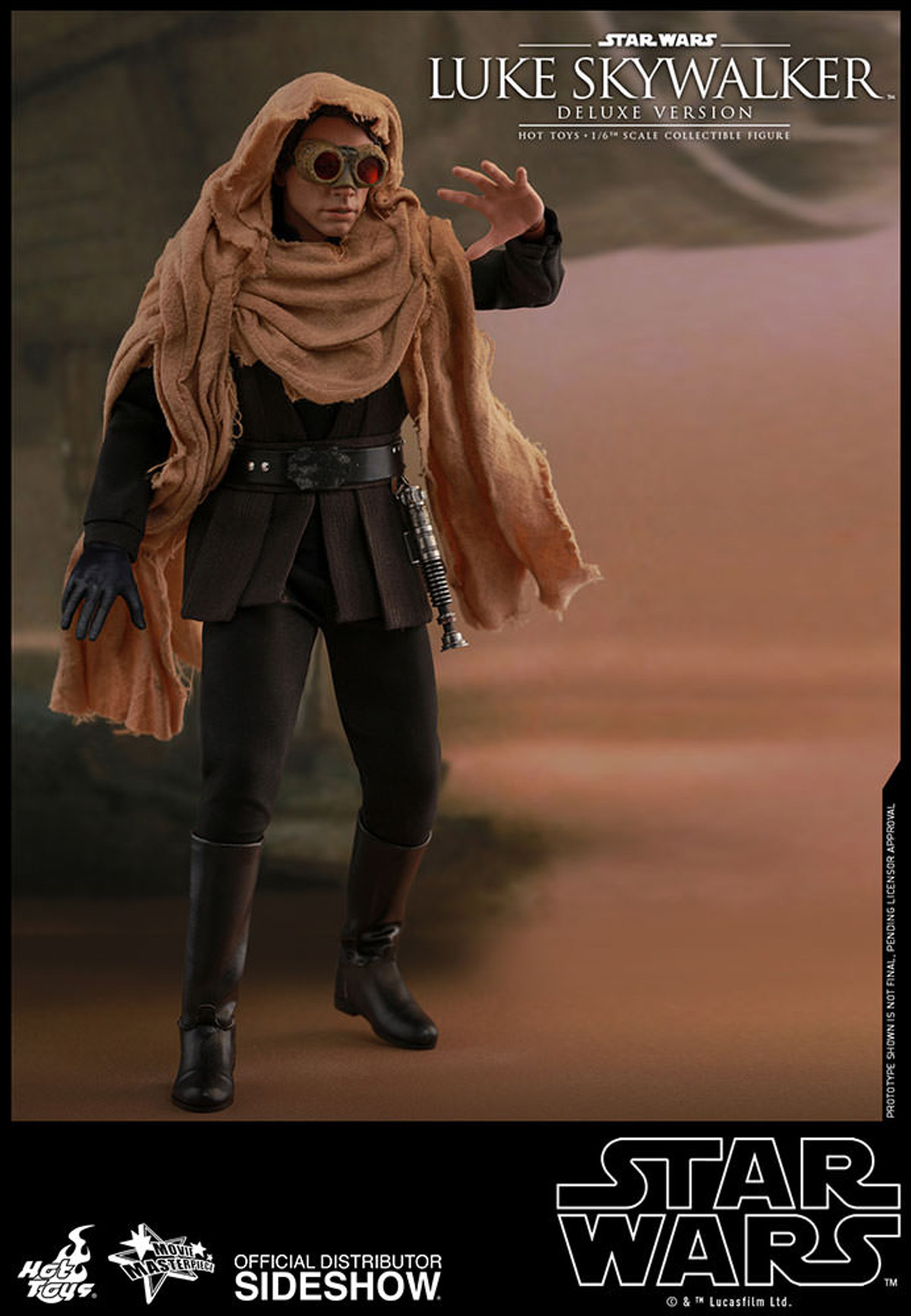 hot toys luke skywalker return of the jedi deluxe