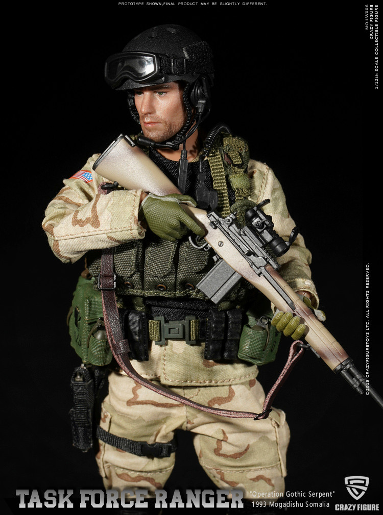 Craazy Figure Rangers Crazy Figure - 1/12 Rangers Task Force 1993