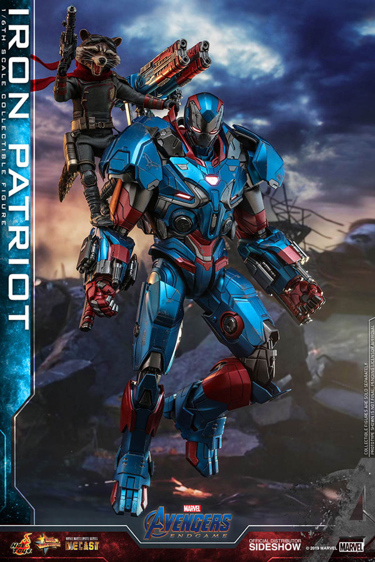 Hot Toys Avengers Endgame Iron Patriot