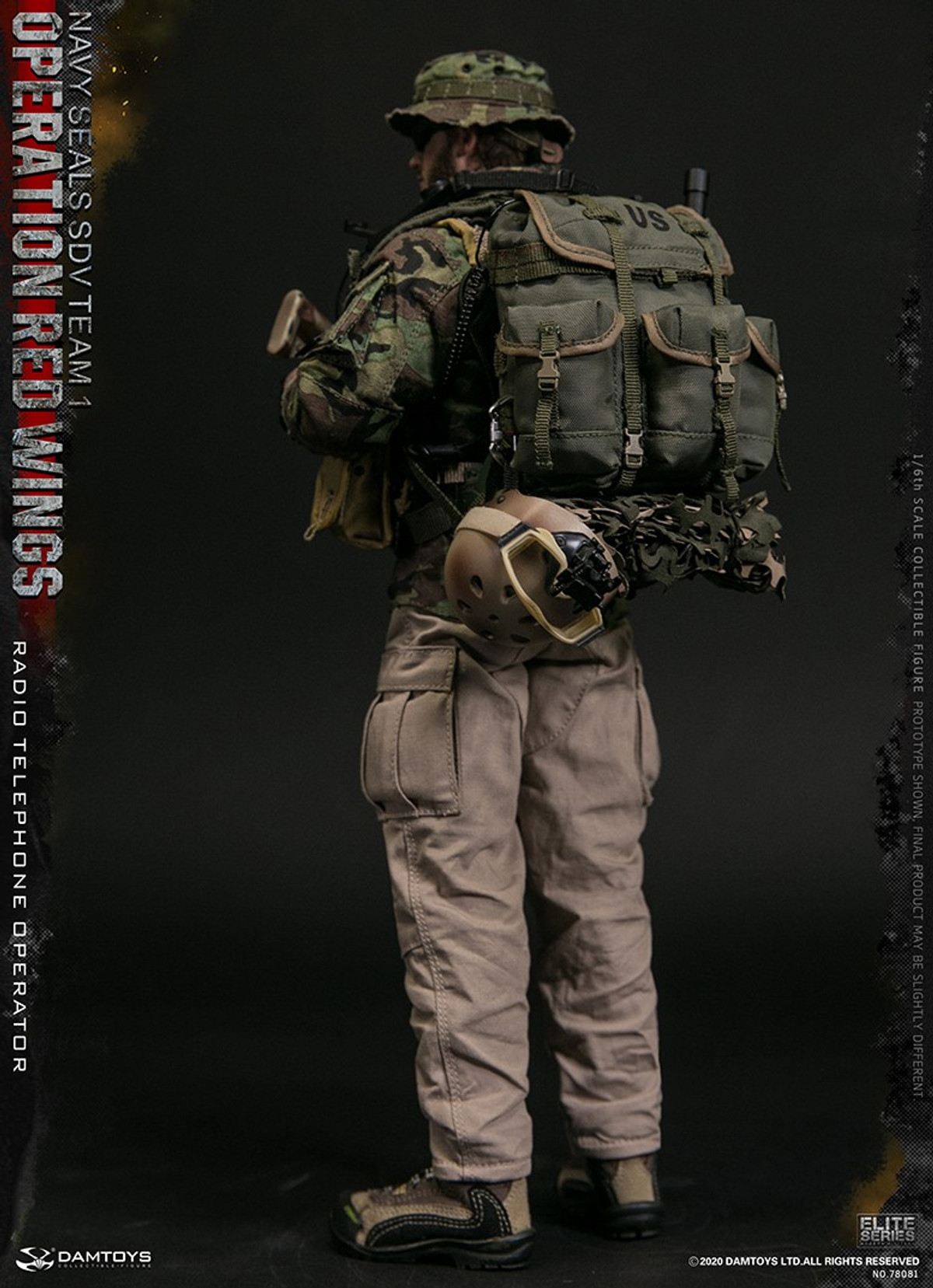 ネイビーシールズ SDVチーム1 - ラジオ テレフォン オペレーター DAM Toys Operation Red Wings NAVY SEALS SDV Team 1 Radio